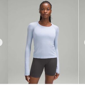 Lululemon Swiftly Tech Long-Sleeve Shirt 2.0 *Race Length
Blue Linen